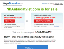 Tablet Screenshot of nhantaidatviet.com